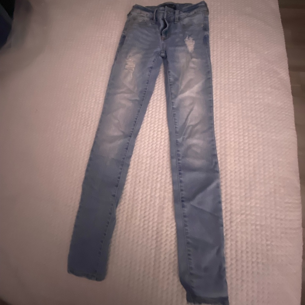 Low rise jeans size 0